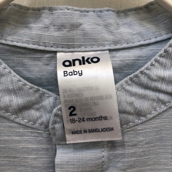 Boys Denim Tunic Long Sleeve - Picture 2 of 3